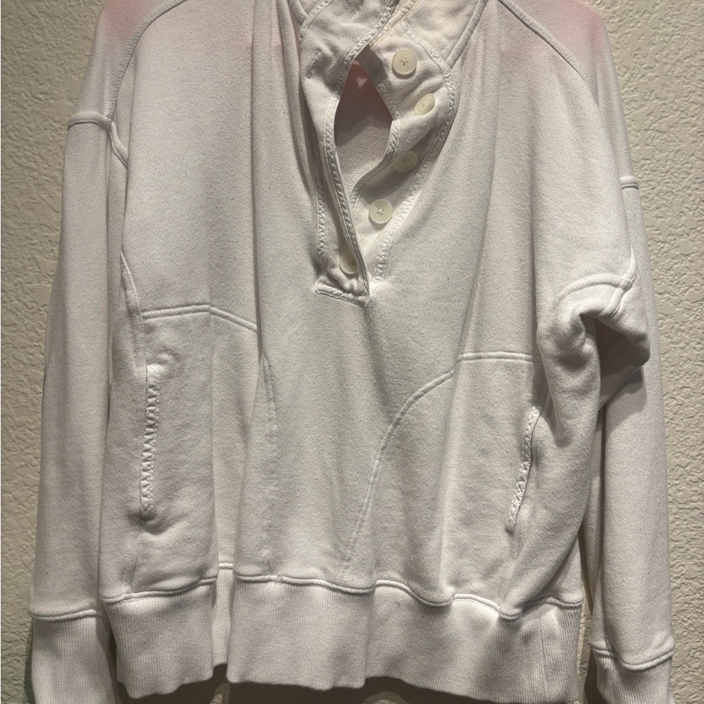 Aerie White Cowl Neck Sweater
